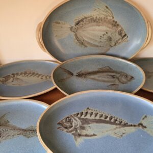 Set of fish plates